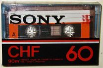 АУДИО КАССЕТА SONY CHF C60 JAPAN - ЗАПЕЧАТАНА- НЕ ЧАСТОЕ