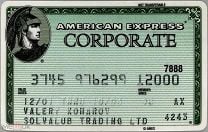 American Express (США). "Центурион". Corporate. Мешок