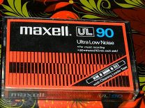 Аудиокассета MAXELL UL 90 1978 год,первый выпуск.