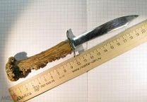 Ручка для ножа из рога лося, оленя и других животных, изготавливаем своими руками