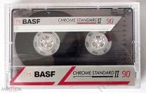 Новая аудиокассета BASF Chrome Standard II 90 (1991, рынок США) (A3-23)