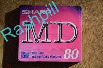 Минидиск новый в упаковке Minidisc SHARP MD-R 80