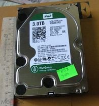 Жесткий Диск 3.5 SATA HDD Western Digital WD30EZRX 3Tb 3000Gb (57). Мешок