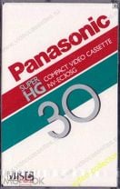 Запечатанная видеокассета VHS-C Panasonic SHG NV-EC30SG 