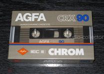 Запечатанная кассета AGFA CRX CHROM 90 (1984г.)