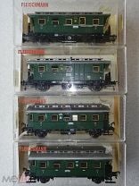 FLEISCHMANN 5065, 5066, 5067, 5069 Вагоны пассажирские Ansbach Набор 4 шт 1:87/HO/16,5 мм. Мешок