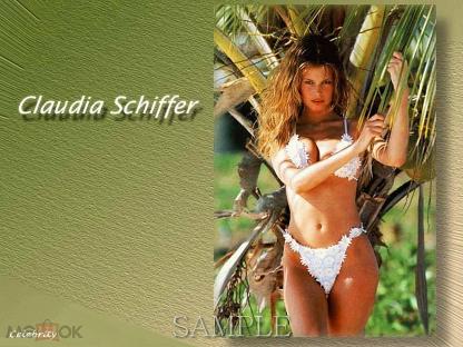 Полностью голая Клаудия Шиффер (Claudia Schiffer) на откровенном фото (эро фото)